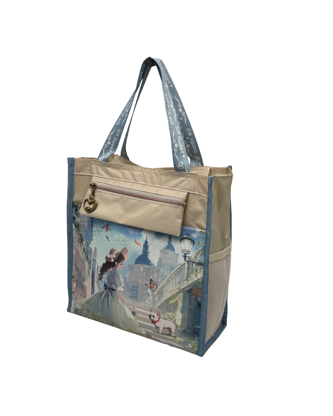 Bolso Tote Sweet Candy con Ilustración Vintage – Narella