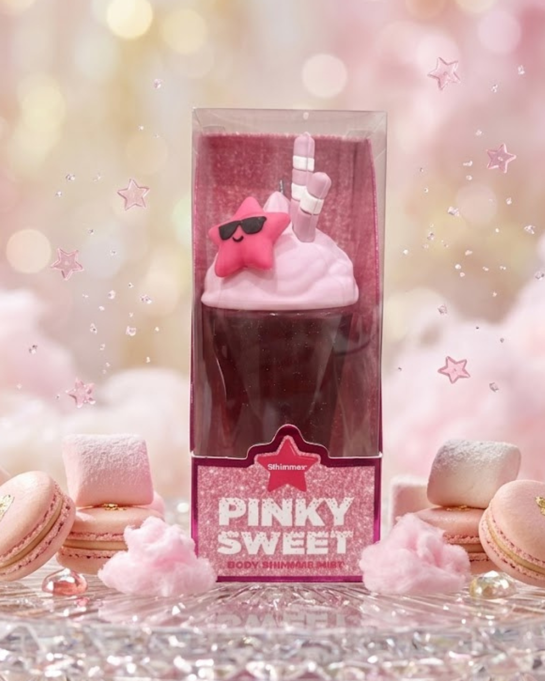 Bruma Corporal con Brillo Pinky Sweet Shimmer D'DONNA 250 ml - Body Shimmer Mist