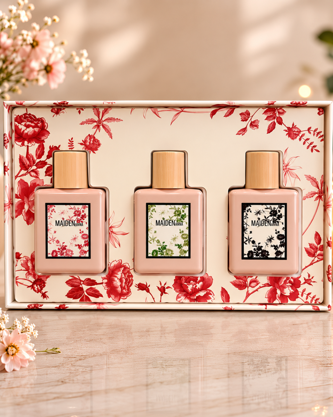 Pack de Perfumes MAIDEN ANNA Eau de Parfum – Cofre de Regalo 3x Frascos