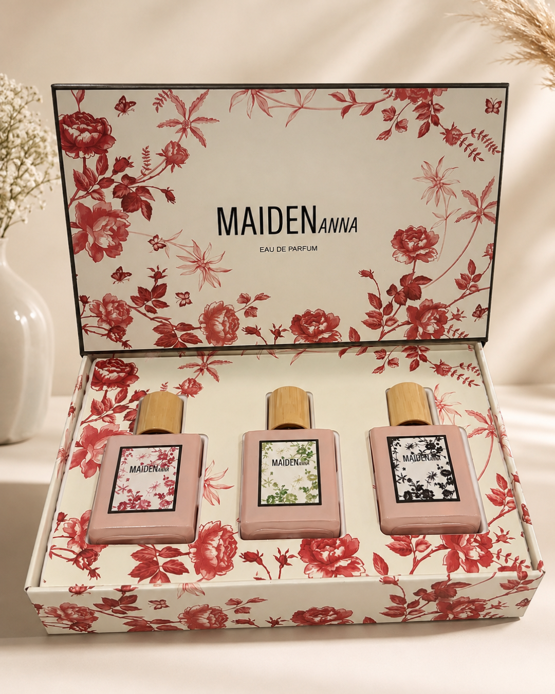 Pack de Perfumes MAIDEN ANNA Eau de Parfum – Cofre de Regalo 3x Frascos
