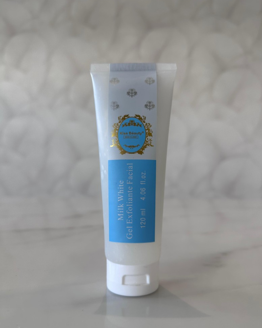 Gel Exfoliante Facial Milk White 120ml – Kiss Beauty (Inspiración Bianco Latte)