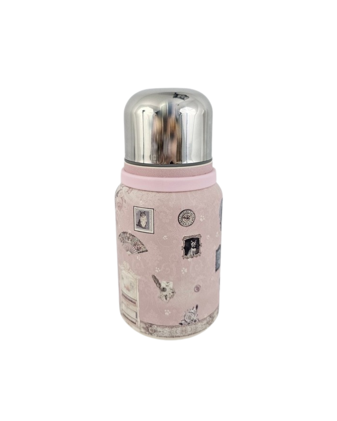 Termo Térmico Sweet Candy – Colección Exclusiva Gatos Vintage Rosa (Edición Limitada)