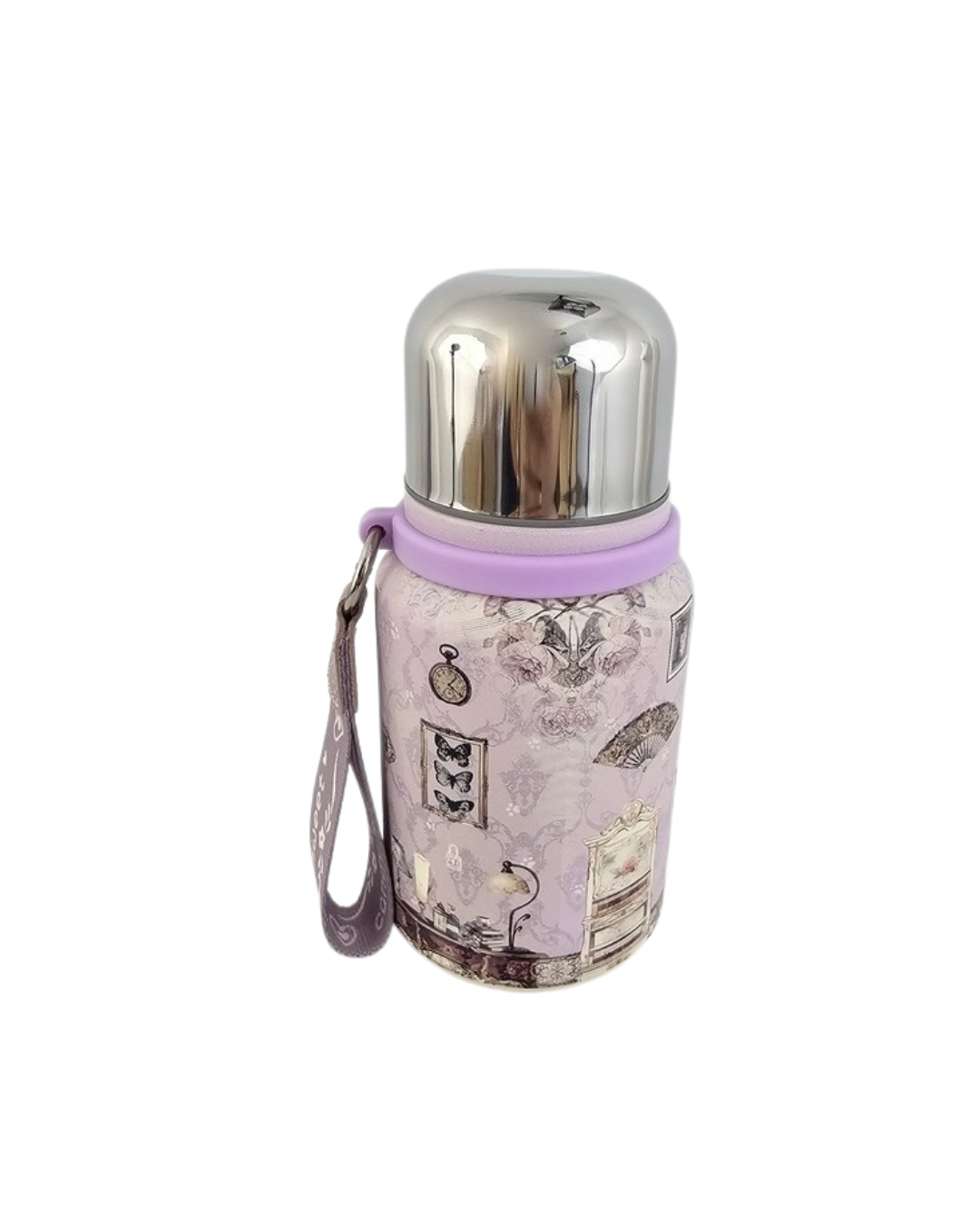 Termo Térmico Sweet Candy – Colección Exclusiva Bulldog Francés Lila Pastel (Edición Limitada