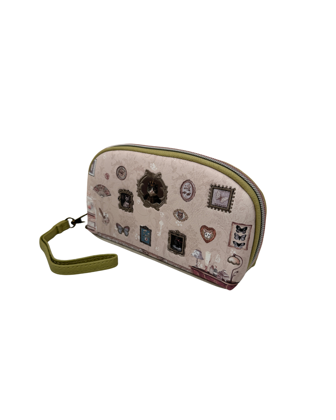Portatodo / Cartera de Mano Sweet Candy – Retratos de Gatos Vintage con Asa y Compartimentos (Edición Limitada)