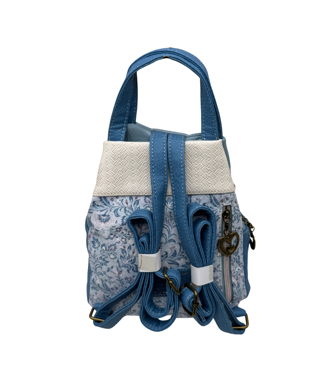 Mochila Antirrobo Mujer Sweet Candy – Edición Especial Perrito en Azul Pastel con Bordados y Relieve