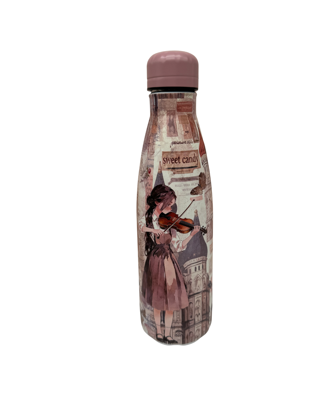Botella Térmica Sweet Candy 350 ml – Violinista Vintage Rosa
