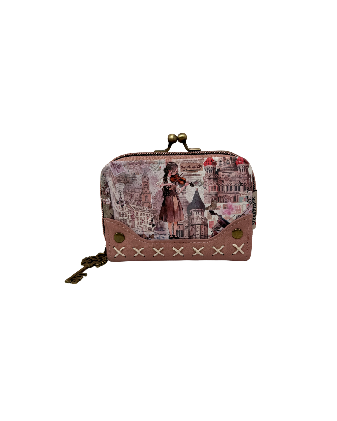 Cartera Sweet Candy Vintage Violinista Rosa