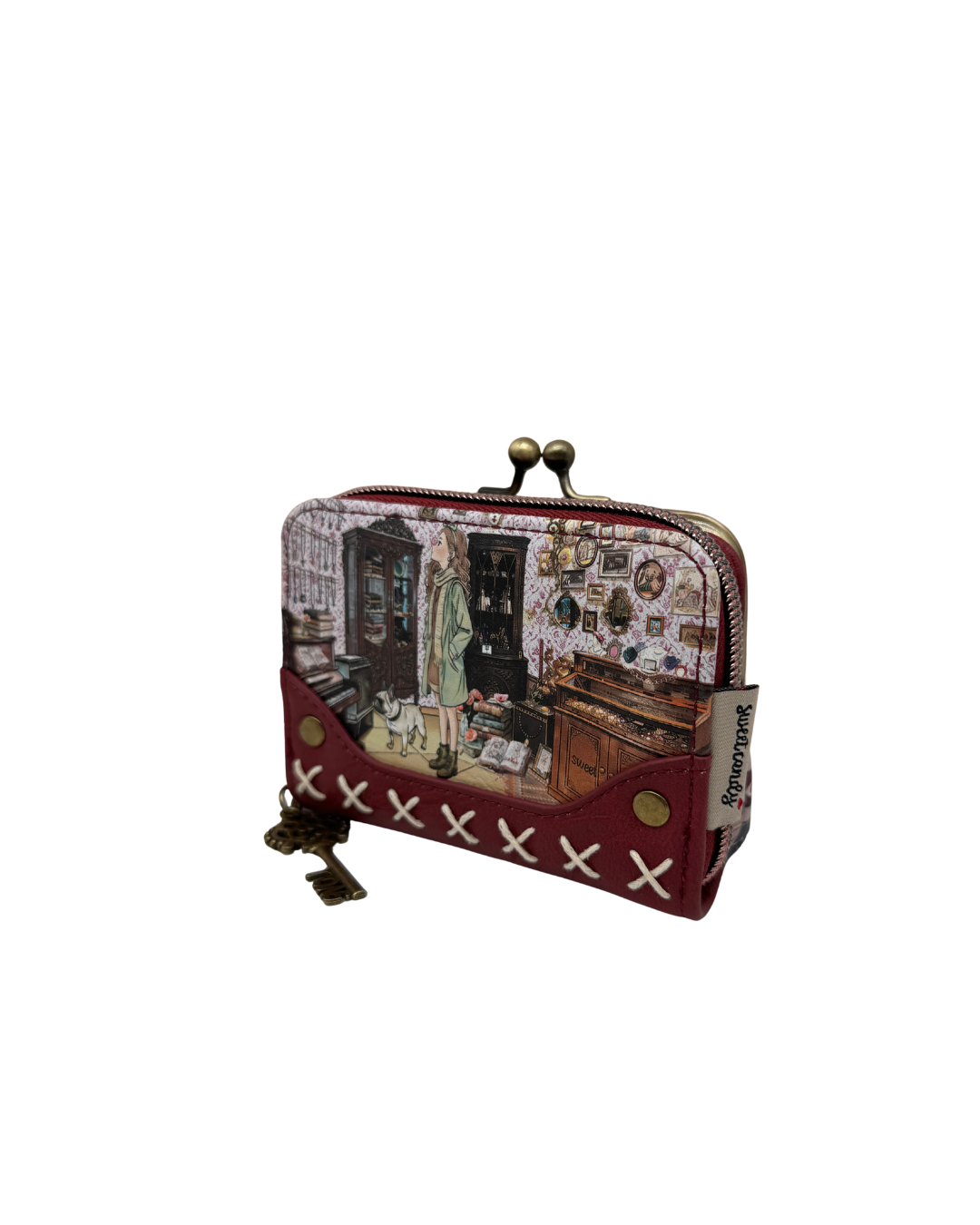 Cartera Sweet Candy Vintage Burdeos