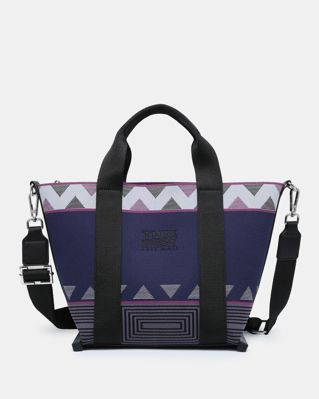 Bolso Shopper Pepe Moll Mujer con Bolso Interior Extraíble – Estampado Geométric