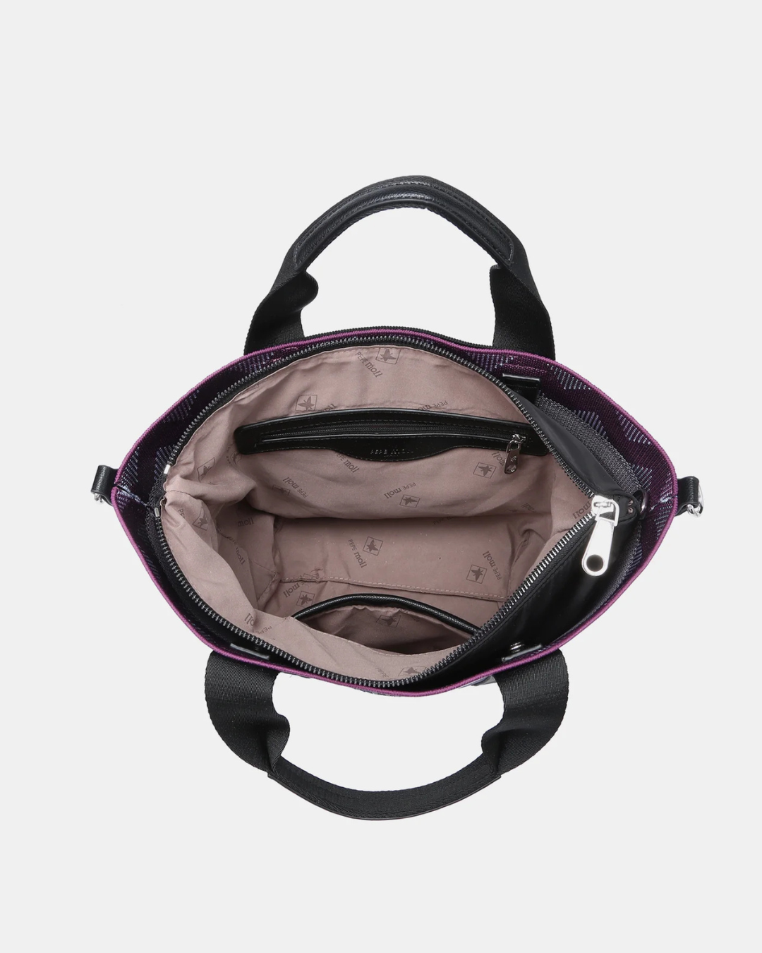 Bolso Shopper Pepe Moll Mujer con Bolso Interior Extraíble – Estampado Geométric
