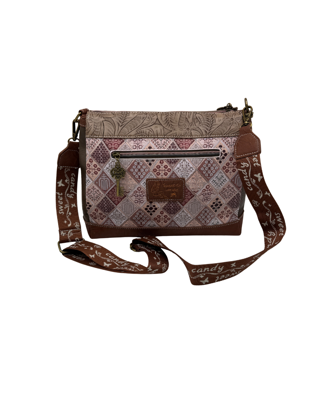 Bolso Bandolera Sweet Candy Estampado – Correa Ancha Ajustable