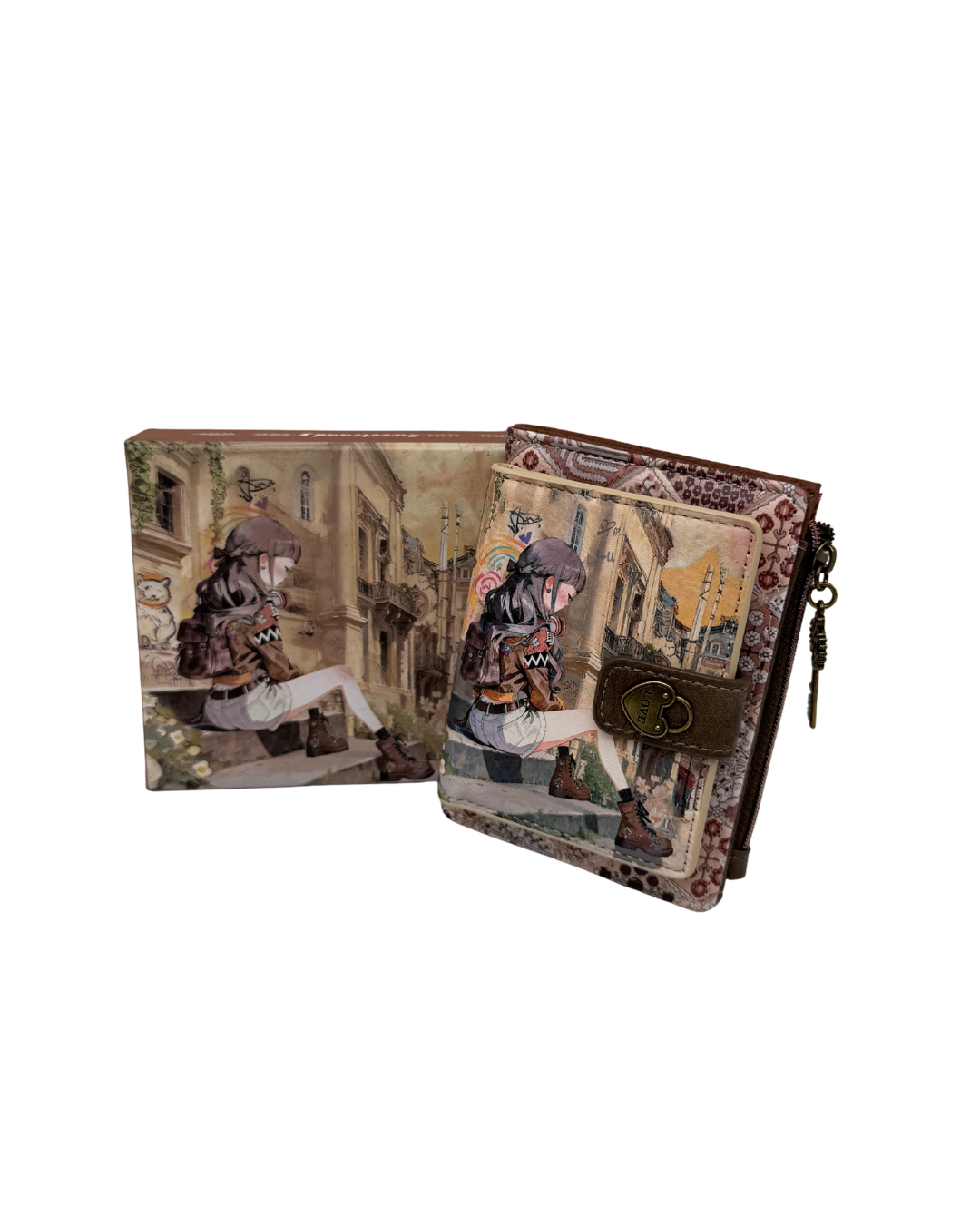 Cartera Billetera Sweet Candy Vintage con Caja a Juego – Chica Urbana