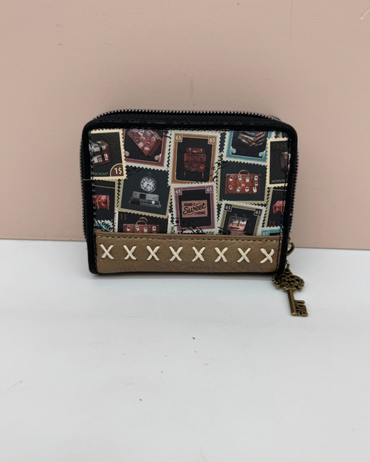 Cartera Sweet Candy Moto Vintage con Caja y Protección RFID