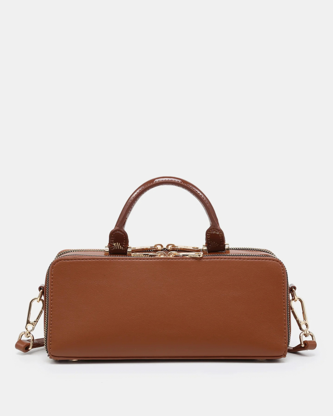 Bolso Pepe Moll de Mano y Bandolera Efecto Coco Marrón