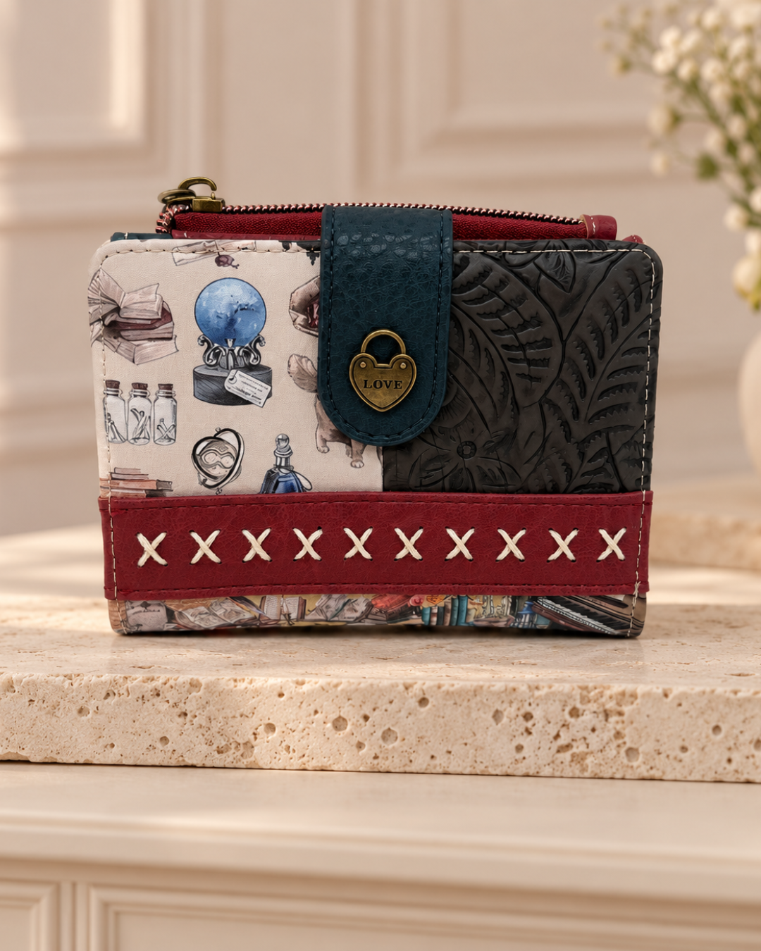 Cartera monedero Sweet Candy vintage con caja