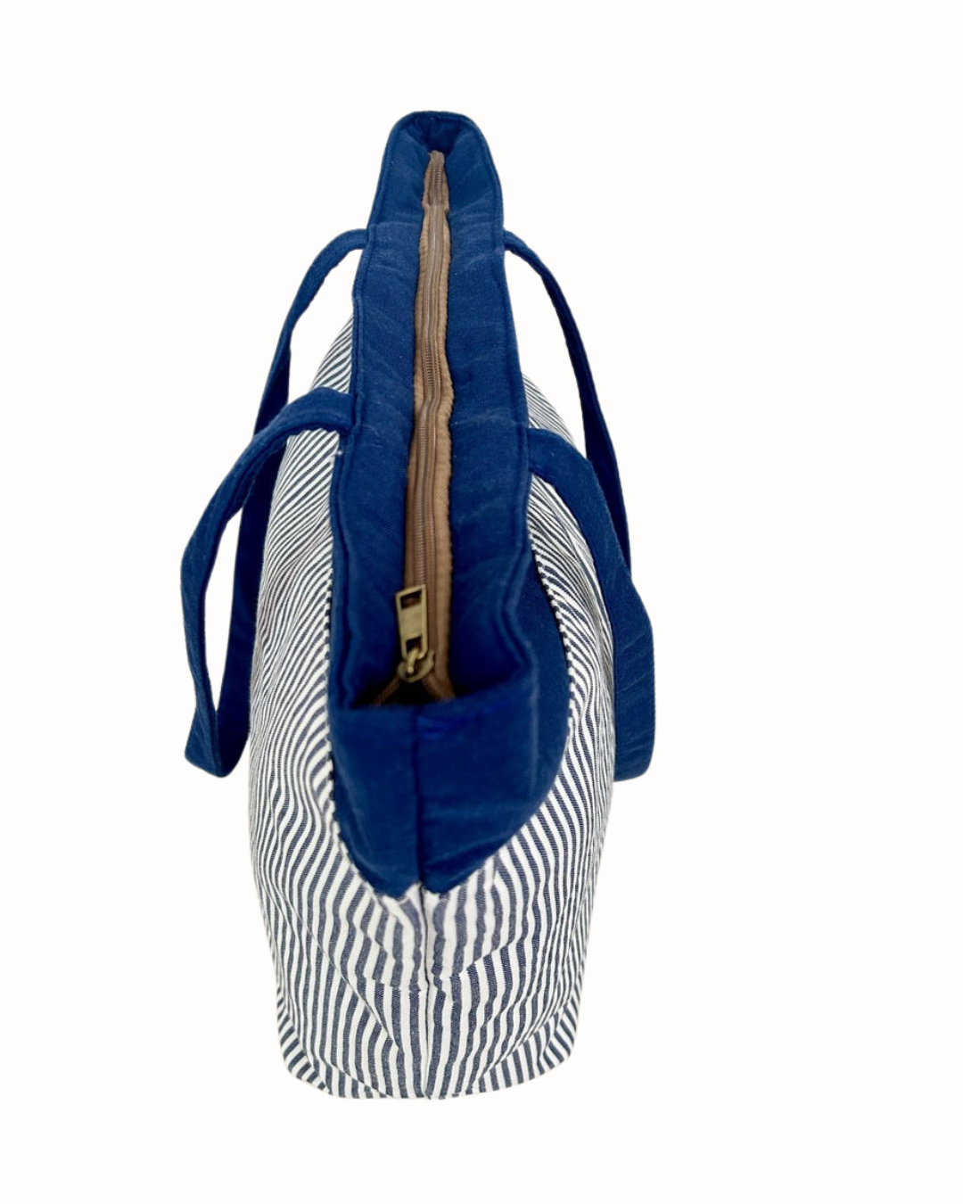Bolso Tote Bag La Matilda Rayas Azules