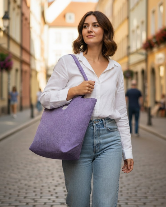 Bolso Tote Bag La Matilda Lila