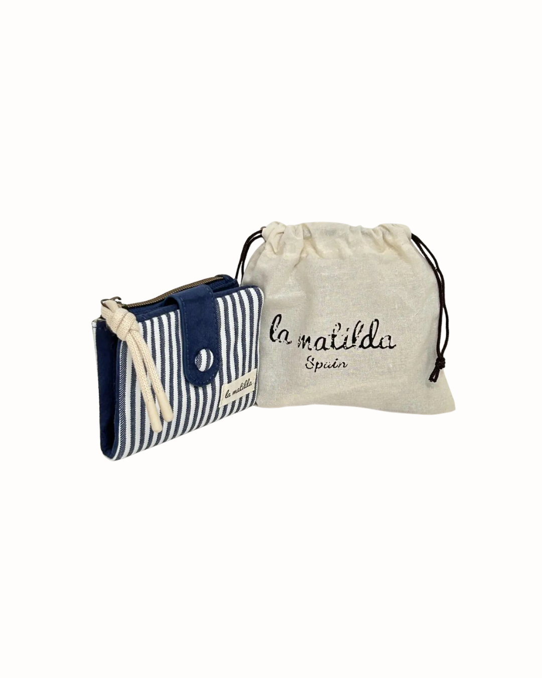 Cartera Pequeña Marinera La Matilda azul