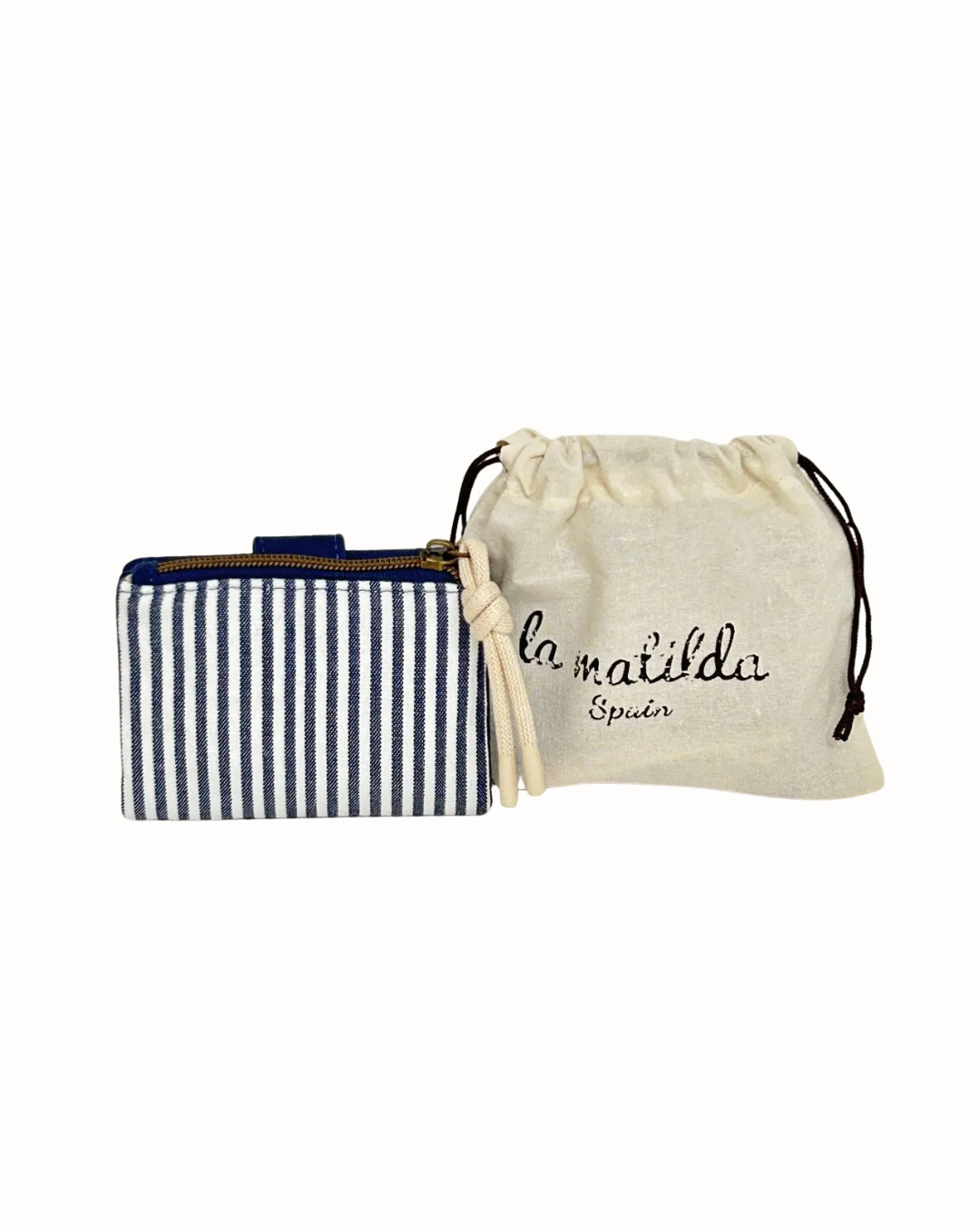 Cartera Pequeña Marinera La Matilda azul