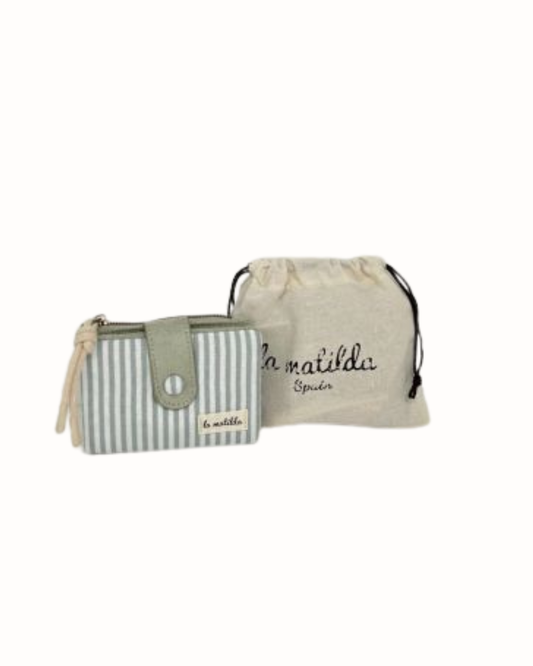 Cartera Pequeña Marinera La Matilda verde