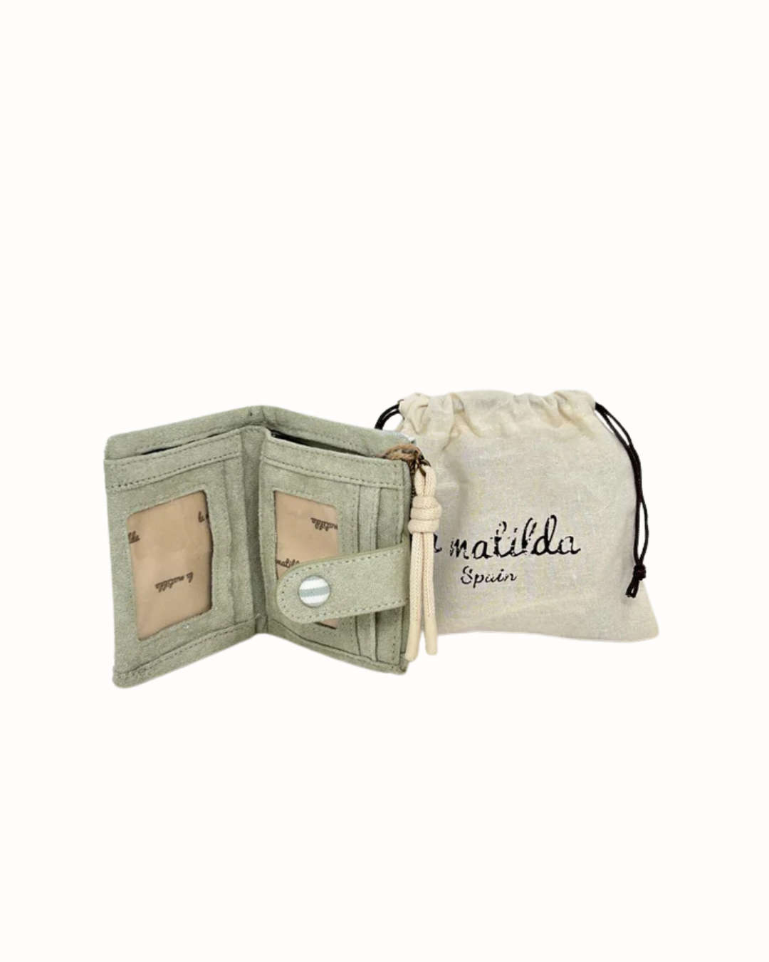 Cartera Pequeña Marinera La Matilda verde