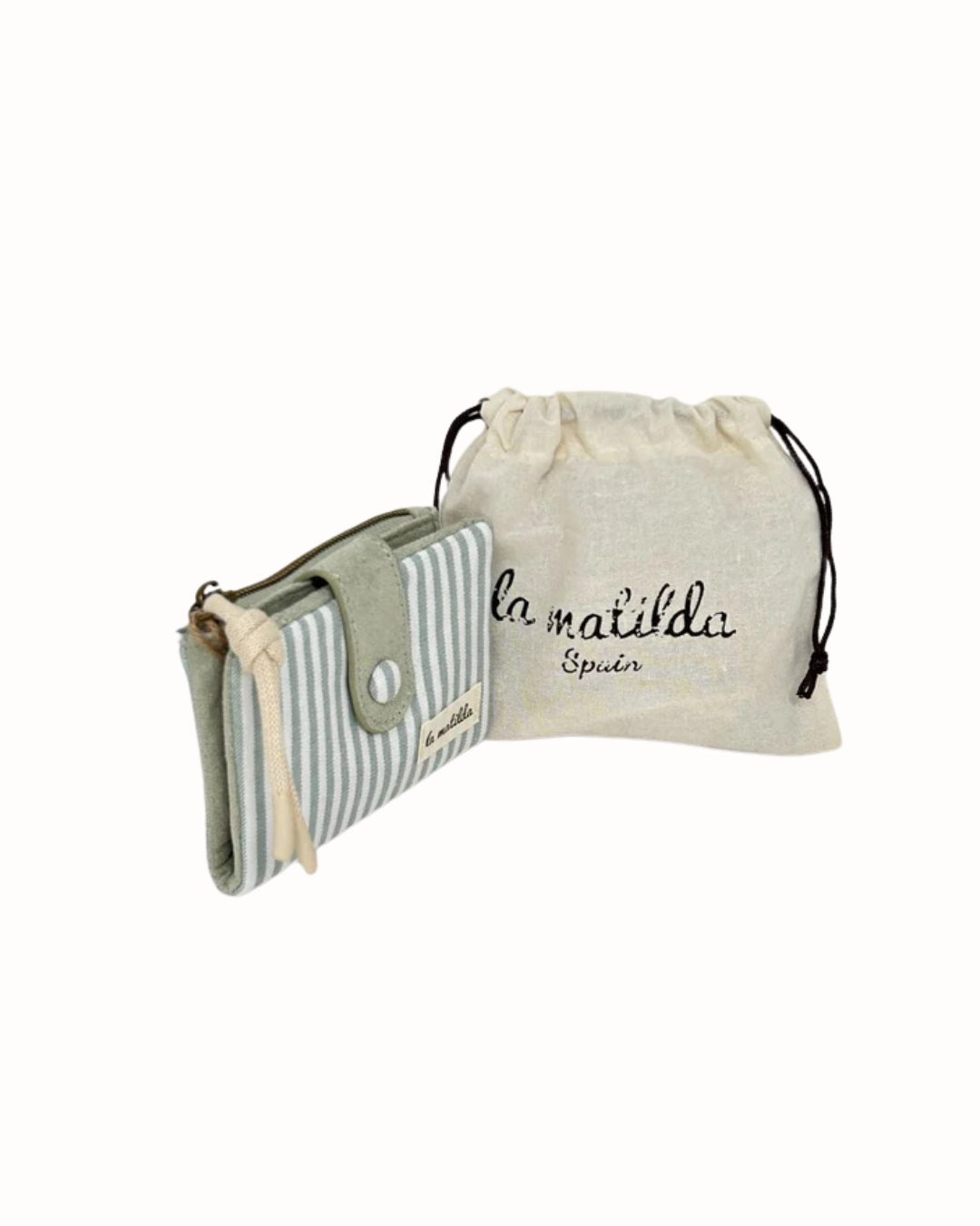 Cartera Pequeña Marinera La Matilda verde