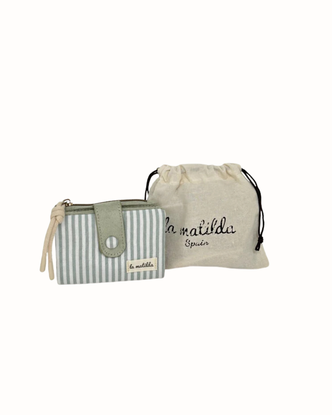 Cartera Pequeña Marinera La Matilda verde