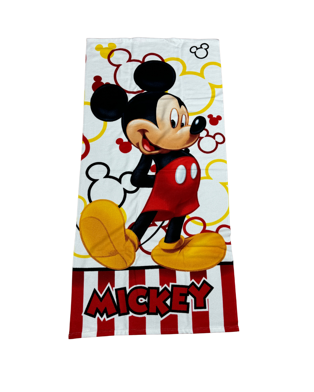 Toalla Mickey Mouse Roja y Blanca