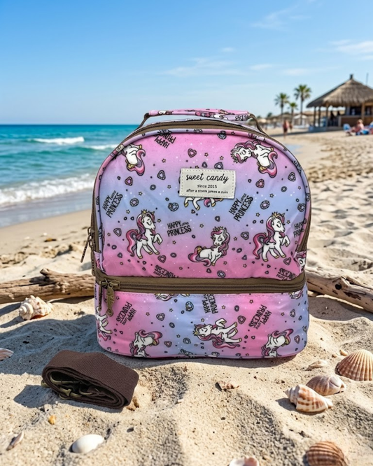 Nevera / Bolsa Térmica Doble Sweet Candy Unicornio