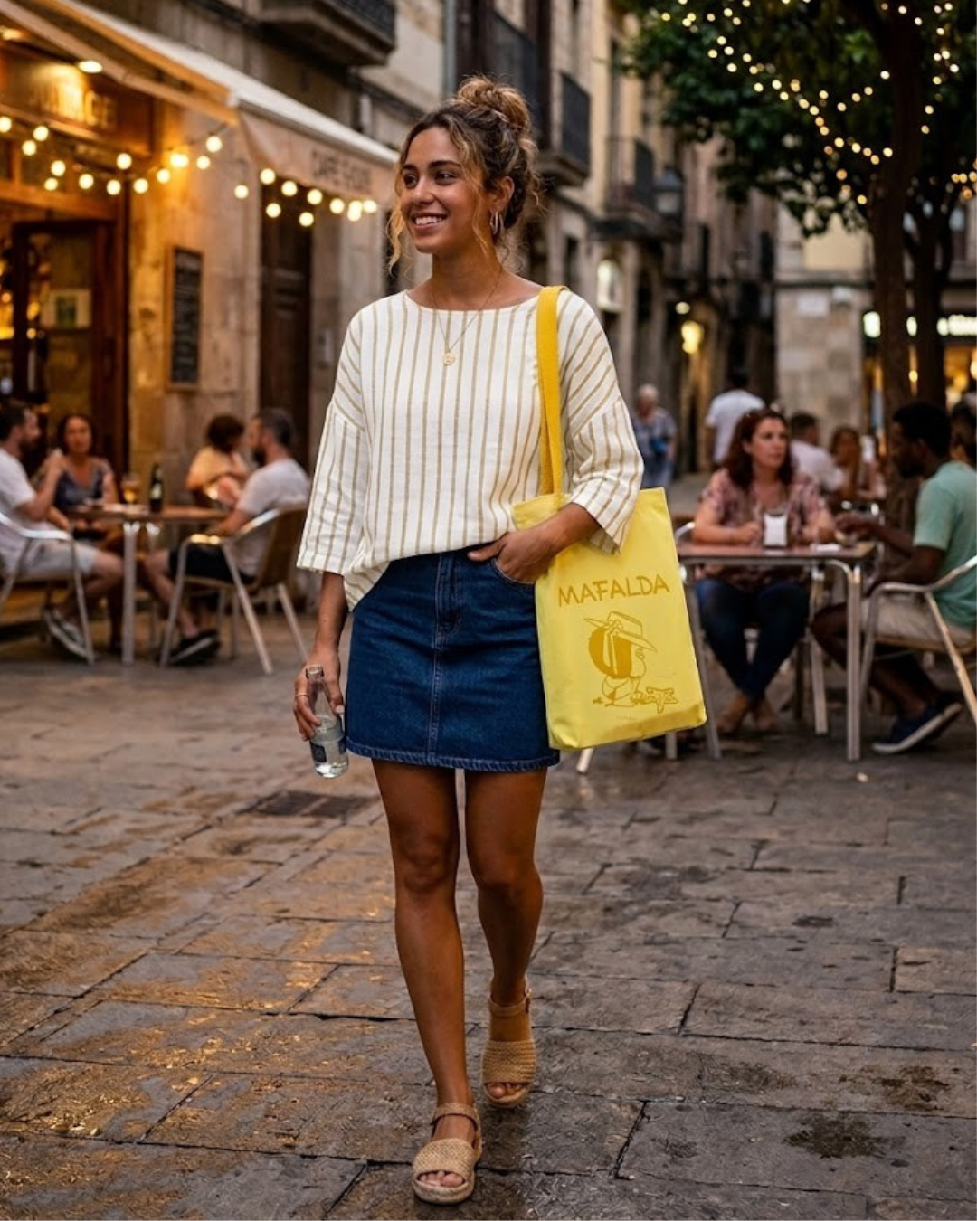 Bolso Tote Mafalda Amarillo