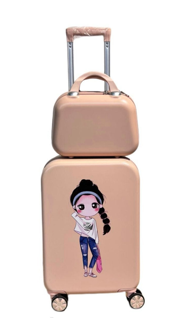 Maleta de Cabina Trolley de Viaje con Neceser a Juego Equipaje de Mano