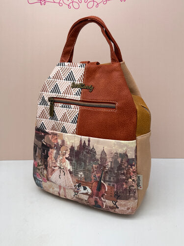 Mochila antirrobo Sweet Candy Marrón