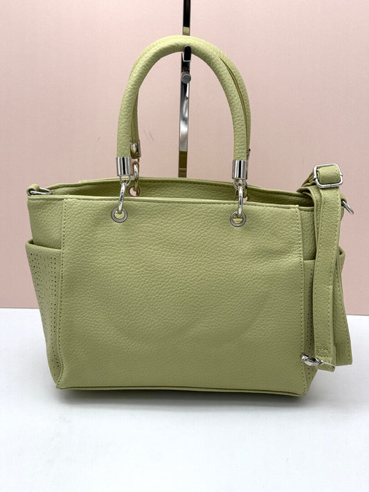 Bolso de Mano / Bandolera Apliques (Verde)