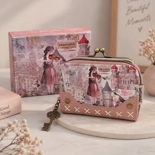 Cartera Sweet Candy Vintage Violinista Rosa